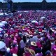 Xóchitl Gálvez encabeza la "Marea Rosa" acompañada de 95.000 personas
