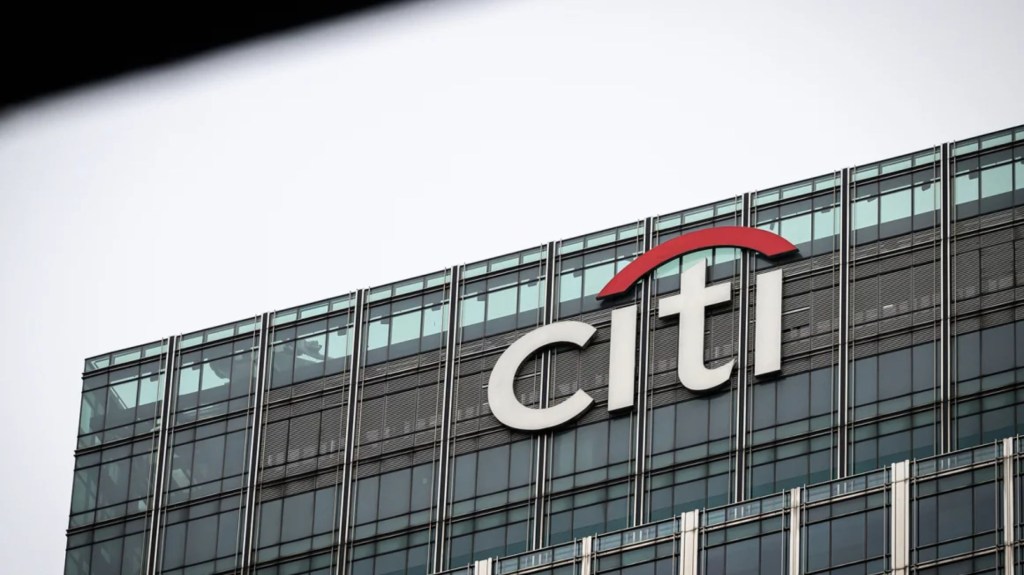 Oficinas de Citigroup en Londres, en enero de 2024. (Crédito: Leon Neal/Getty Images)