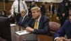Donald Trump comparece ante el tribunal durante su juicio por presunto encubrimiento de pagos de dinero por silencio en el Tribunal Penal de Manhattan el 21 de mayo de 2024 en la ciudad de Nueva York. (Crédito: Dave Sanders/Pool/Getty Images)