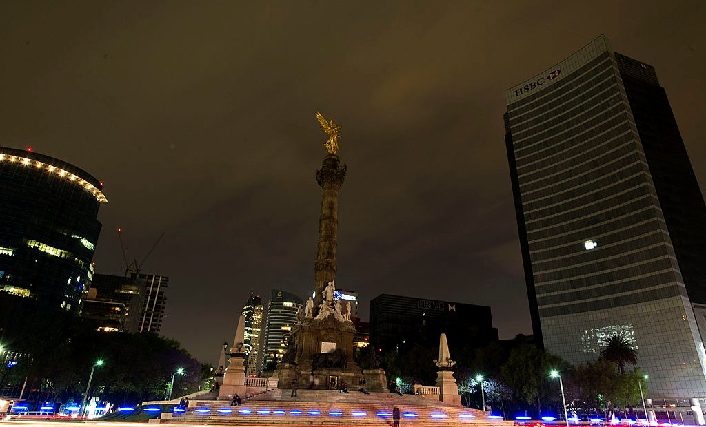 El monumento del Ángel de la Independencia en la Ciudad de México. (Foto: AFP PHOTO / RONALDO SCHEMIDT /AFP vía Getty Images).