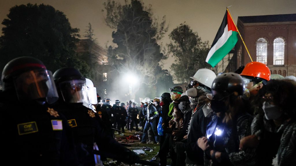 Breaking news on Gaza and pro-Palestinian protests at US universities, live: news and more