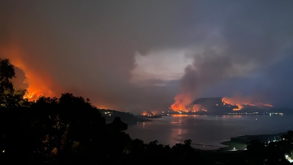 Incendios registrados en Valle de Bravo, Estado de México.