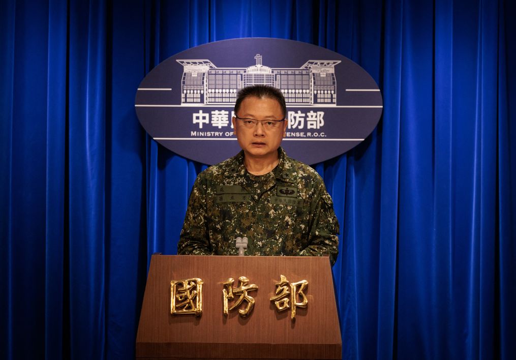 Sun Lifang, portavoce del Ministero della Difesa taiwanese