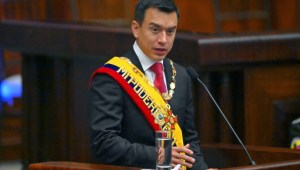 El presidente Daniel Noboa, en su discurso ante la Asamblea Nacional: “El nuevo Ecuador no transa con el narcotráfico”