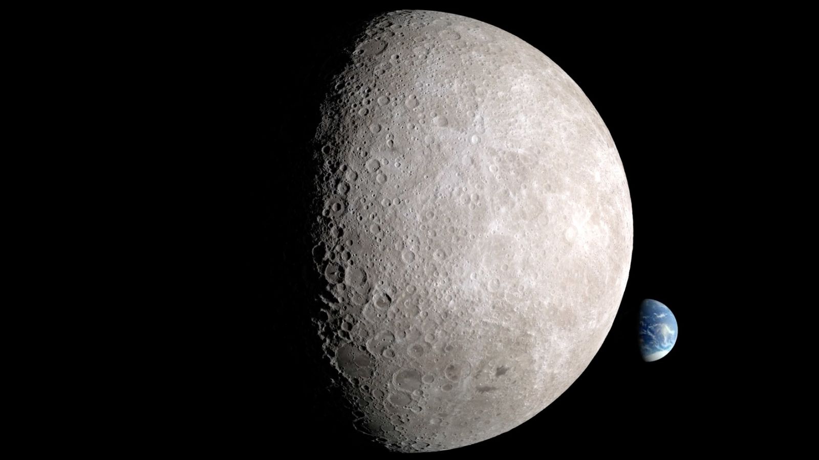 La cara oculta de la Luna es muy diferente a lo que vemos.  Una misión espacial china podría descubrir por qué