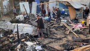 'Horror total': Vea escenas del campamento de refugiados en Gaza después del ataque israelí