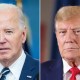 El presidente Joe Biden y el expresidente Donald Trump. Imágenes (Fotos: Reuters/Getty).