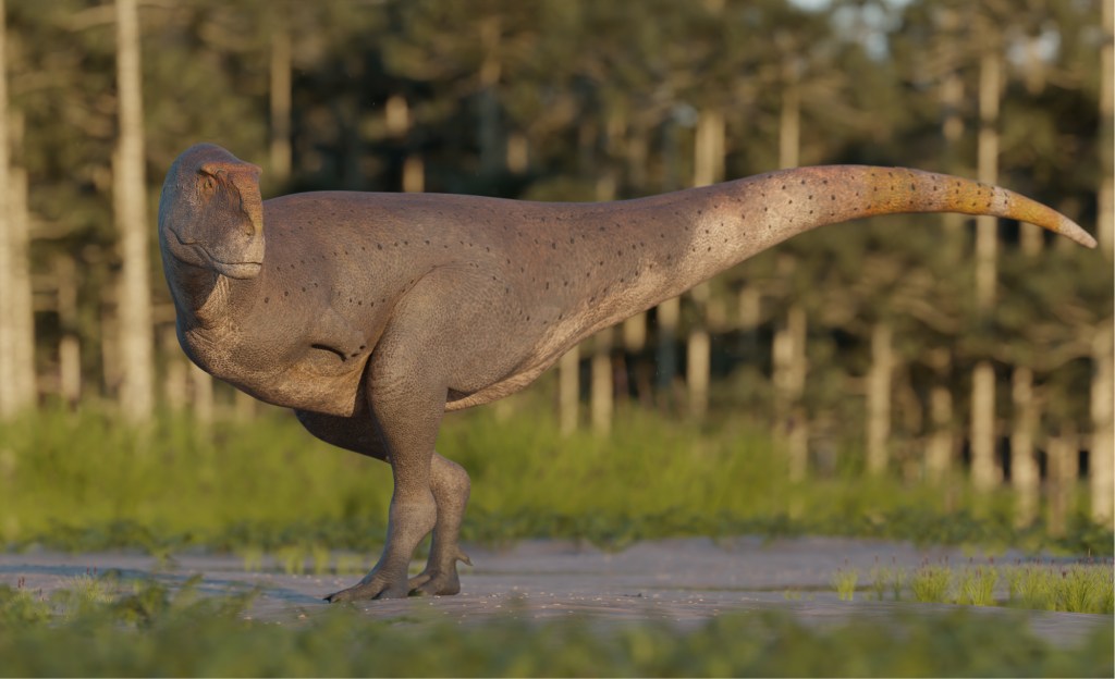 <img src="ruta-de-la-imagen.jpg" alt="Imagen de los fósiles de Koleken inakayali, la nueva especie de dinosaurio carnívoro descubierta en la Patagonia argentina por un equipo de paleontólogos del CONICET.">