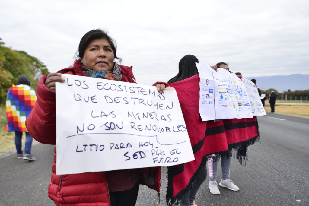 Protesta de las comunidades en Catamarca / Crédito: Asamblea PUCARA