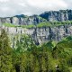 La ruta del Ultra-Trail du Haut-Giffre atraviesa el valle del Haut-Giffre con vistas al Cirque du Sixt Fer à Cheval, en 2013. (Andia/Universal Images Group/Getty Images/Archivo)