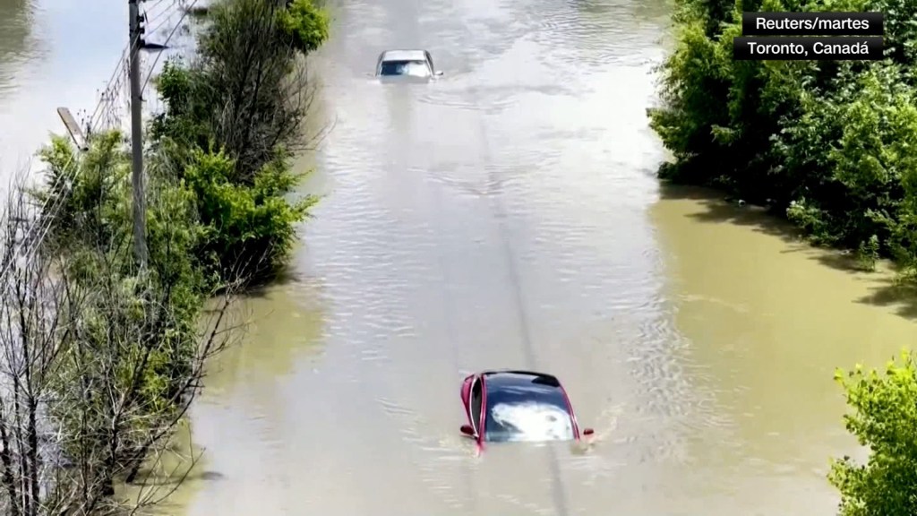 Cae más lluvia en Toronto en 4 horas que en un mes