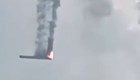 Mira cómo un cohete espacial chino cayó y explotó durante una prueba