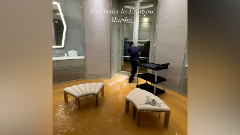 “Más vale que esto sea un martini espresso”: un video muestra la mansión de Drake en Toronto inundada