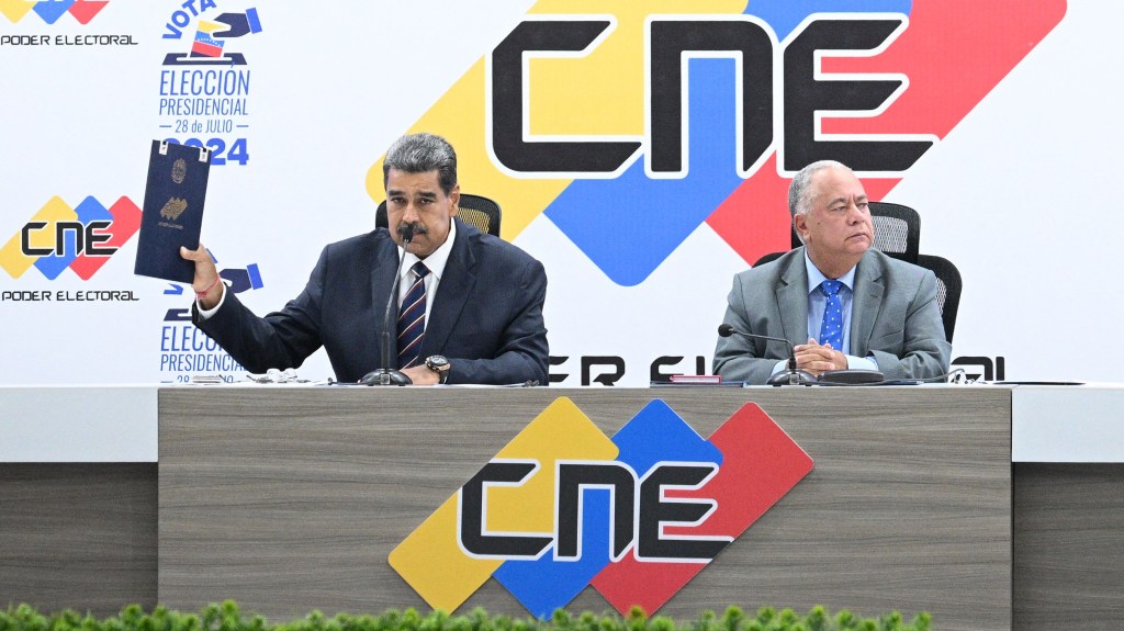 El CNE declara a Nicolás Maduro como ganador y él dice que llevará a Venezuela “a la paz”