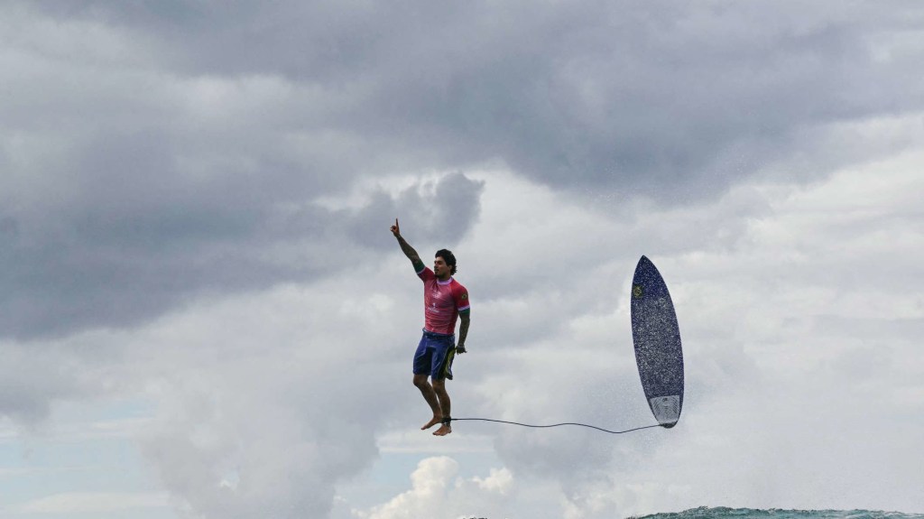 Una impresionante imagen que dejó el surf en los Juegos Olímpicos 2024