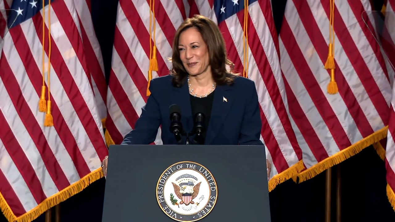 Kamala Harris campaigns for US elections after Biden withdraws, live