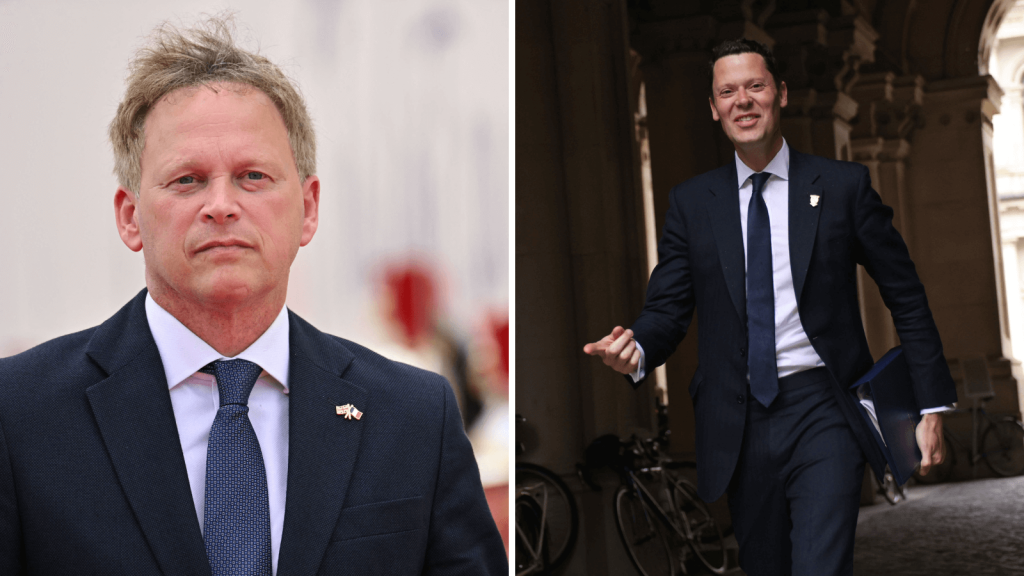 Grant Shapps y Alex Chalk. (Crédito: Getty Images)