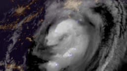 Así registró un satélite el momento en el que el huracán Beryl tocó tierra en Texas