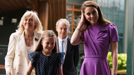 Kate, princesa de Gales, recibe ovación en Wimbledon