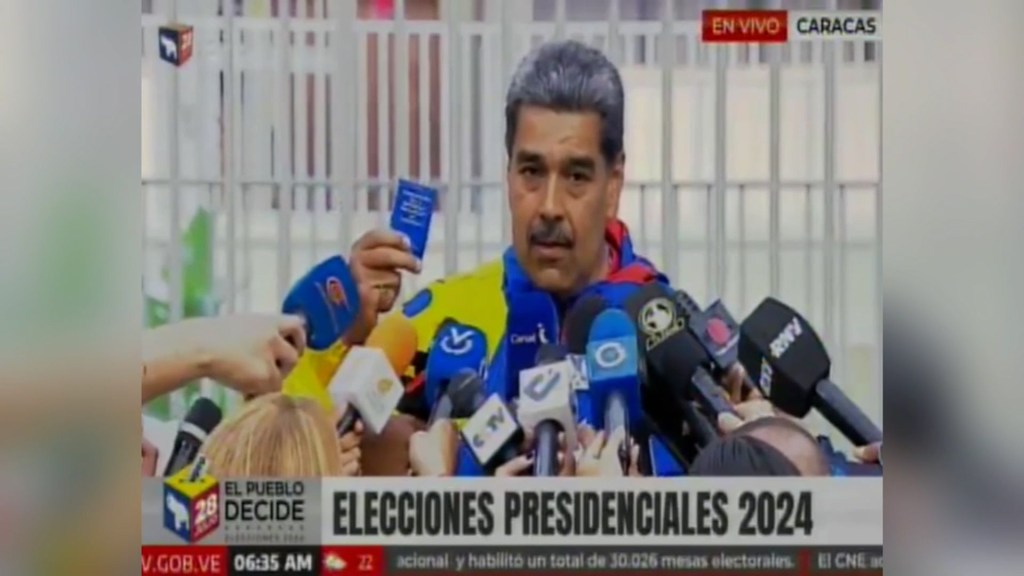 “Palabra santa la del árbitro electoral”. Maduro dice que respetará el boletín oficial del Consejo Nacional Electoral