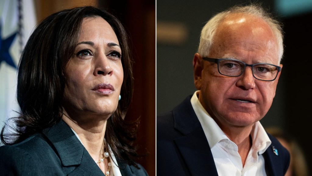 kamala harris Tim Waltz