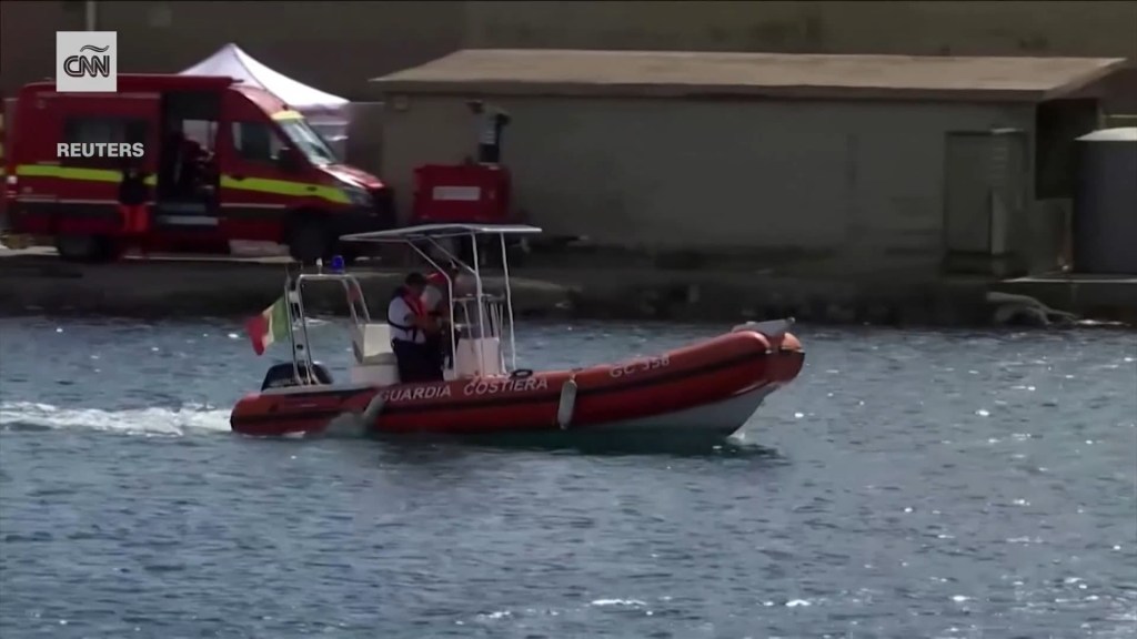 Estos son los principales obstáculos para acceder al yate de lujo hundido en Sicilia