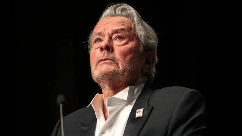 El actor francés Alain Delon, fotografiado en Cannes, sur de Francia, el 19 de mayo de 2019. Valery Hache/AFP/Getty Images