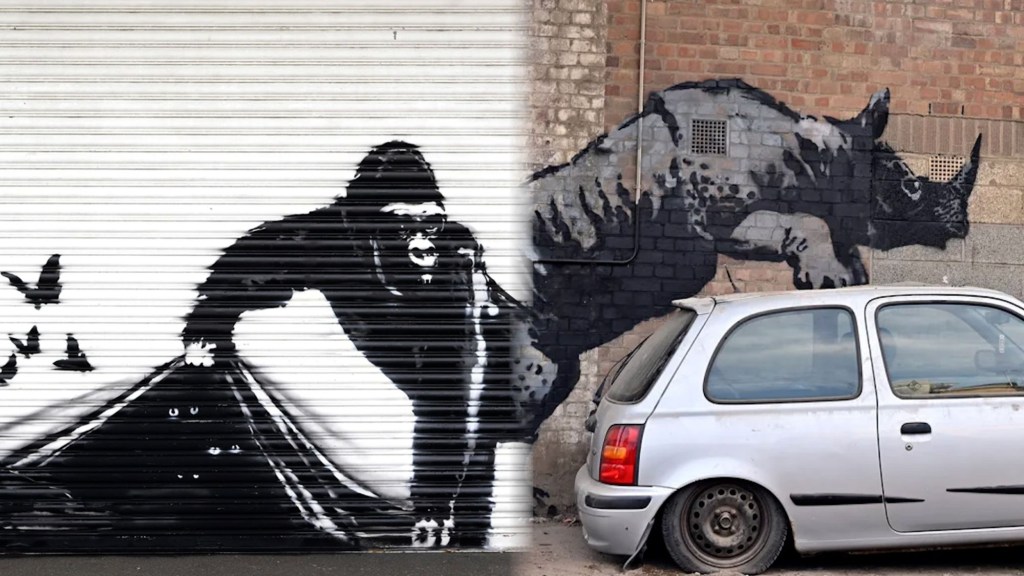 Mira las nuevas obras de arte de Banksy que invaden Londres