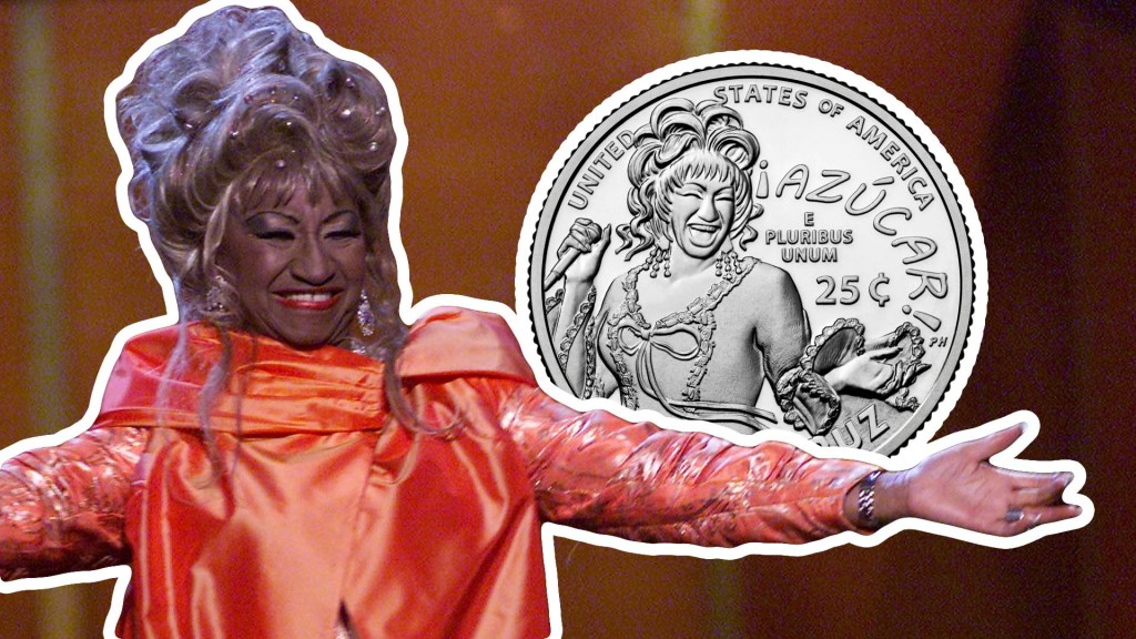 La moneda de 25 centavos que celebra el legado de Celia Cruz entra en circulación