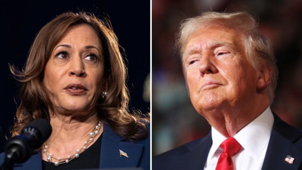 La reacción de Trump al discurso de Kamala Harris