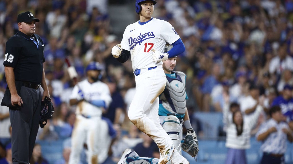 Shohei Ohtani tuvo un ingreso de película al club del 40-40 en las Grandes Ligas