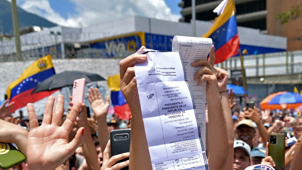 venezuela actas comanditos oposicion GettyImages-2166410668