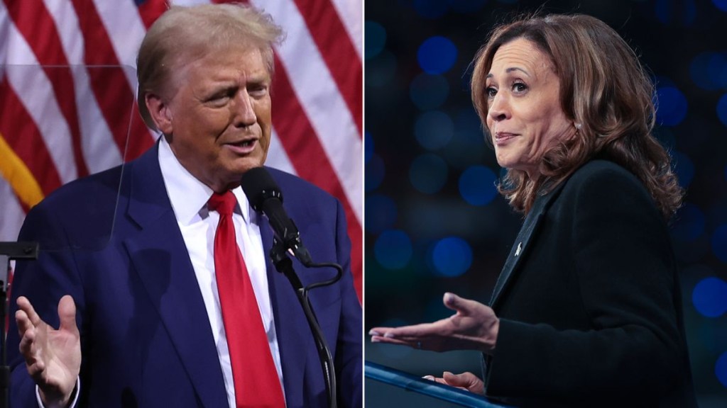 Donald Trump y Kamala Harris