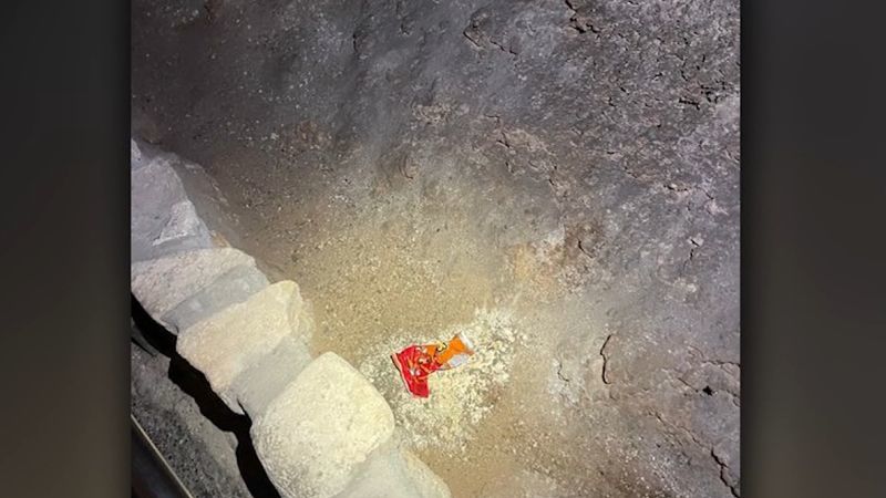 Una bolsa de Cheetos causó daños en una cueva de Nuevo México