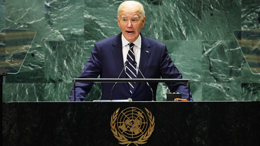 Biden reiteró su apoyo a Ucrania en la Asamblea General de la ONU