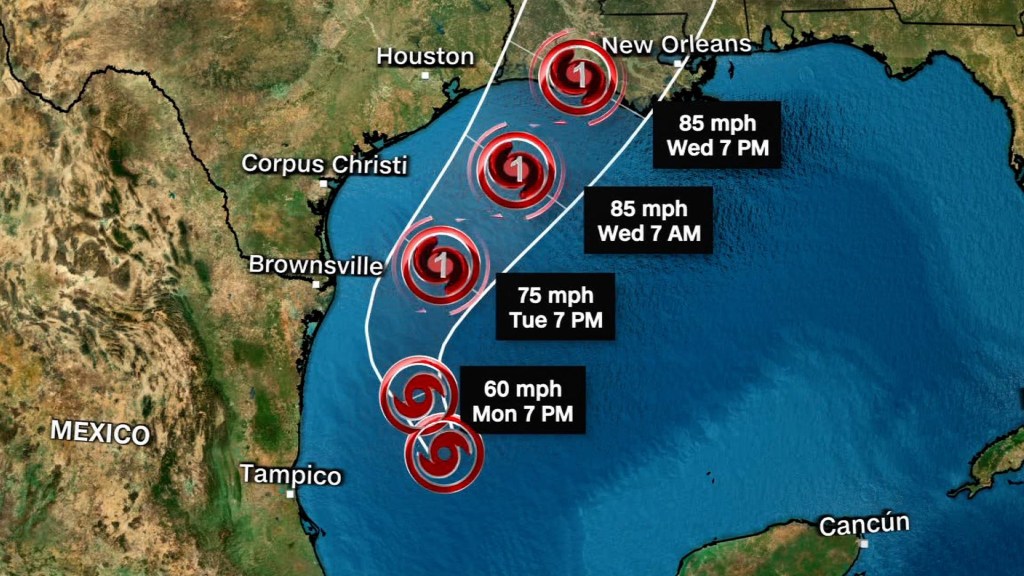 Experto analiza el avance de la tormenta tropical Francine hacia Luisiana