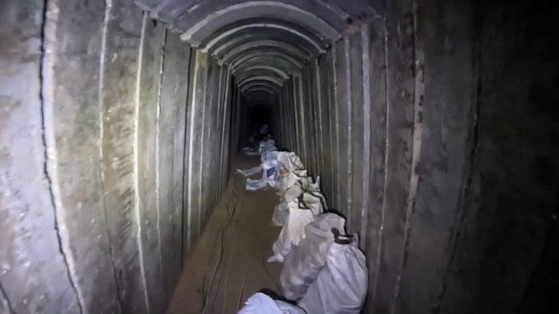 Las FDI publican un video del túnel de Gaza donde murieron los rehenes