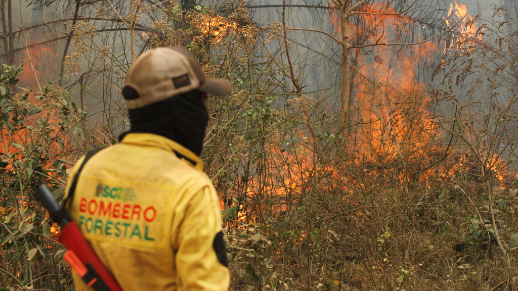 Millones de hectáreas consumidas por incendios forestales en Bolivia