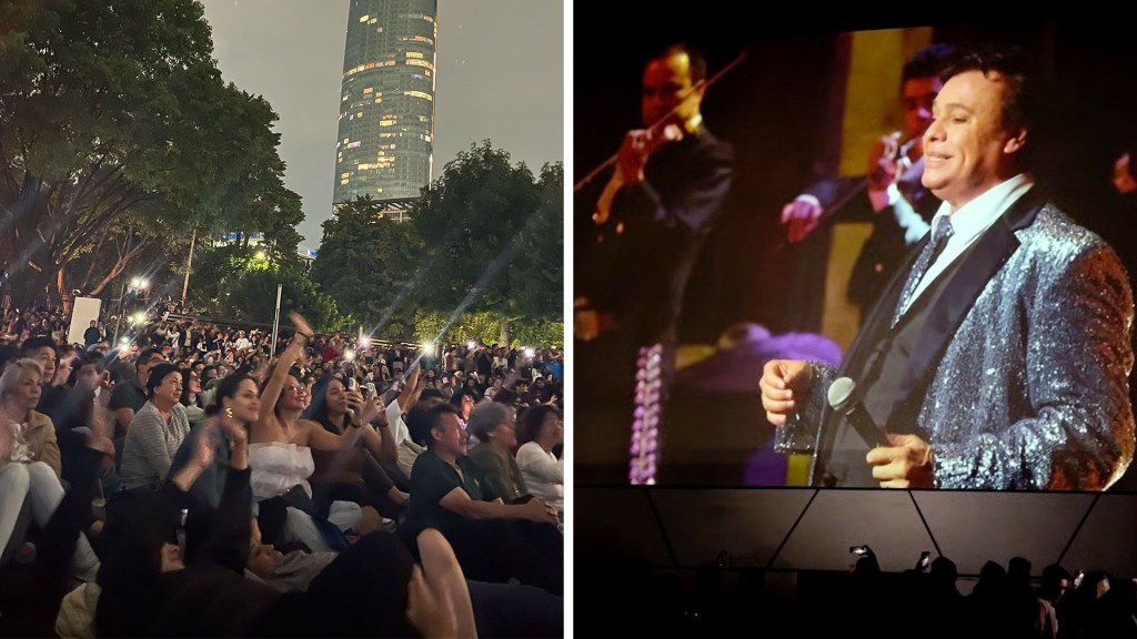 Fans corean a Juan Gabriel en la Cineteca Nacional con su concierto en Bellas Artes