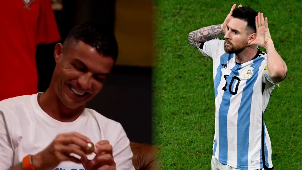 Cristiano Ronaldo imitó la frase "¿Qué miras, bobo?" de Lionel Messi