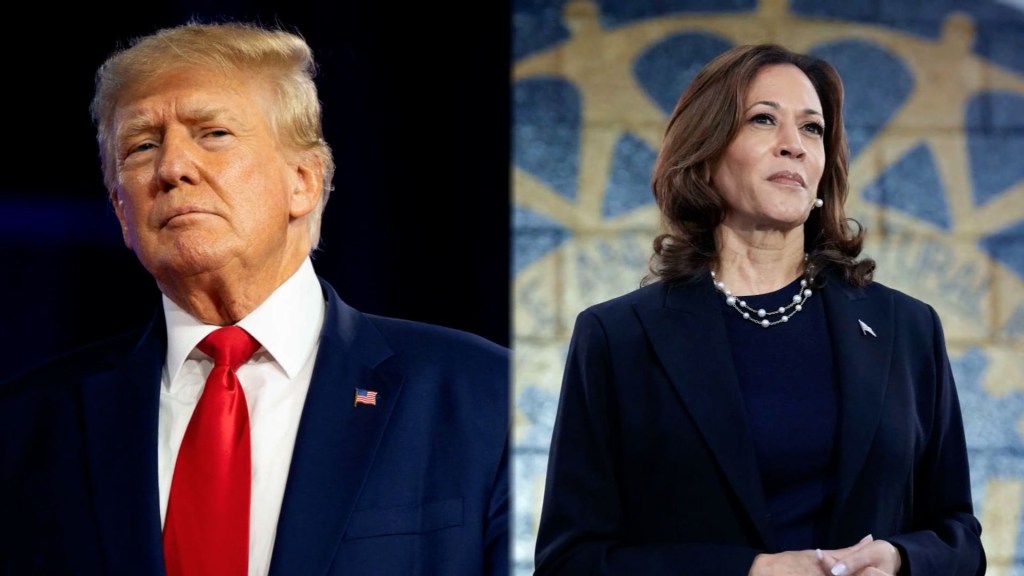 Así va la actividad política de Harris y Trump a 64 días de las elecciones