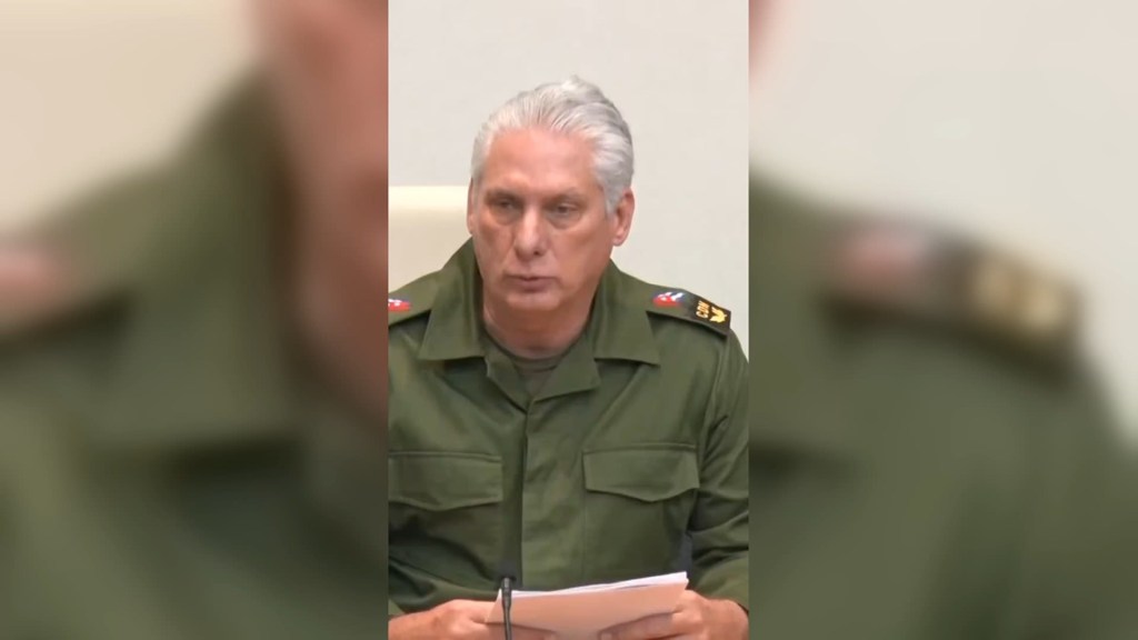 El presidente de Cuba dice que no van a permitir “hechos vandálicos” en medio de la crisis energética