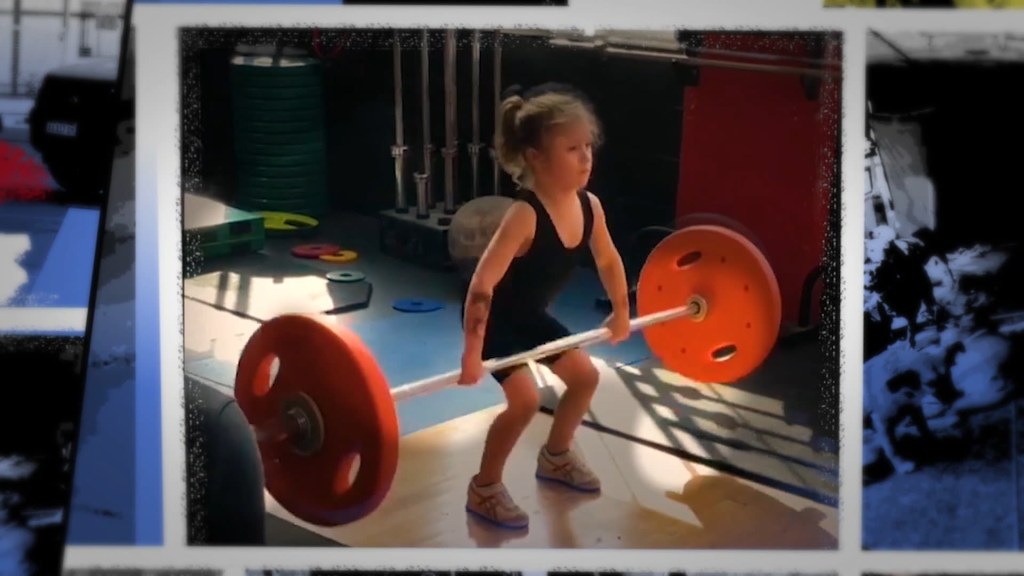 Con tan solo 7 años, Rory es considerada la niña más fuerte