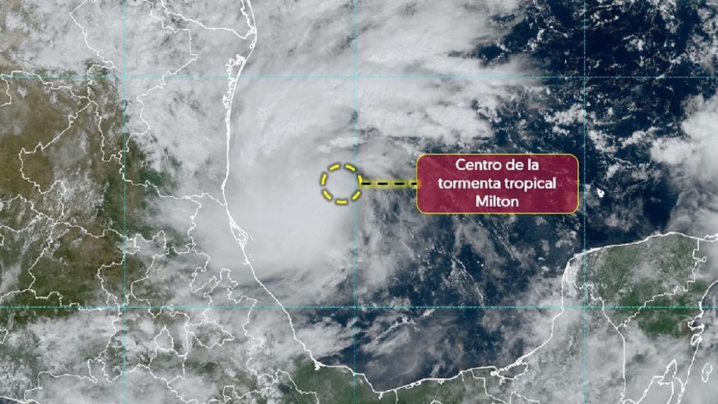 Tormenta tropical Milton podría fortalecerse a huracán categoría 3