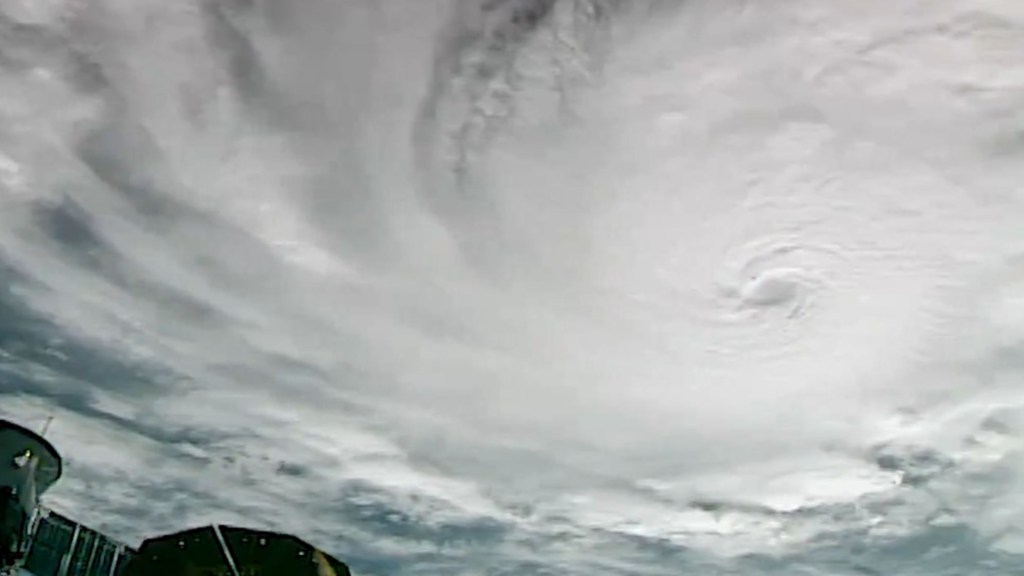 Mira cómo se ve el huracán Milton desde la Estación Espacial Internacional