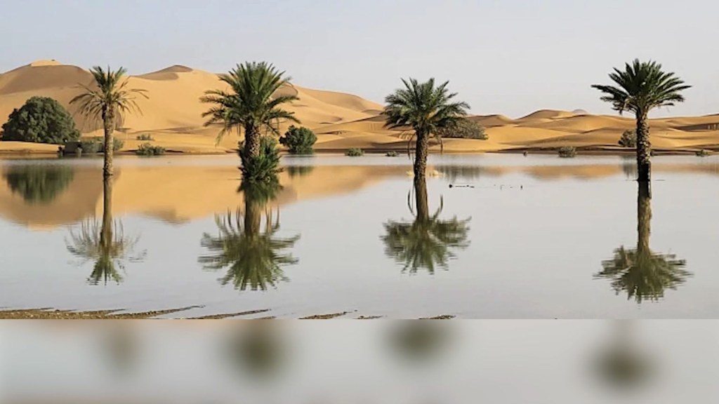 ¿A dónde se fue la arena? El desierto del Sahara se inunda