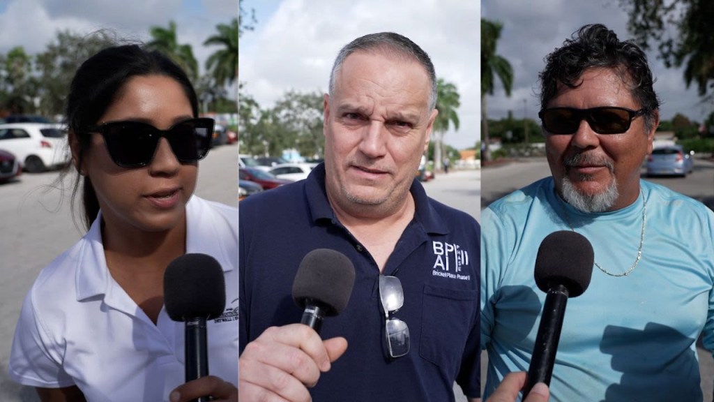 Los votantes del condado de Miami-Dade reaccionan a la victoria de Trump