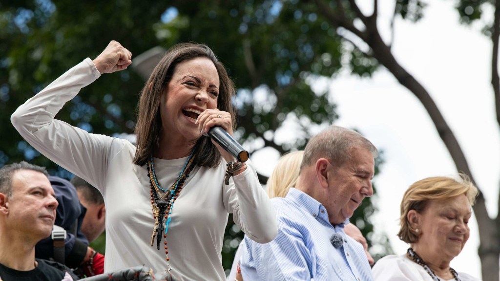 María Corina Machado sobre asedio a la embajada de Argentina en Venezuela: "Es un reflejo de desesperación"