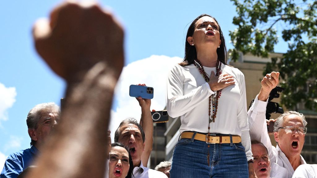 “Que nos acusen de traición a la patria el día que nos quedemos con los brazos cruzados”: María Corina Machado