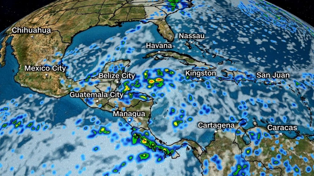 Monitorean la formación de la tormenta tropical Sara en el Caribe